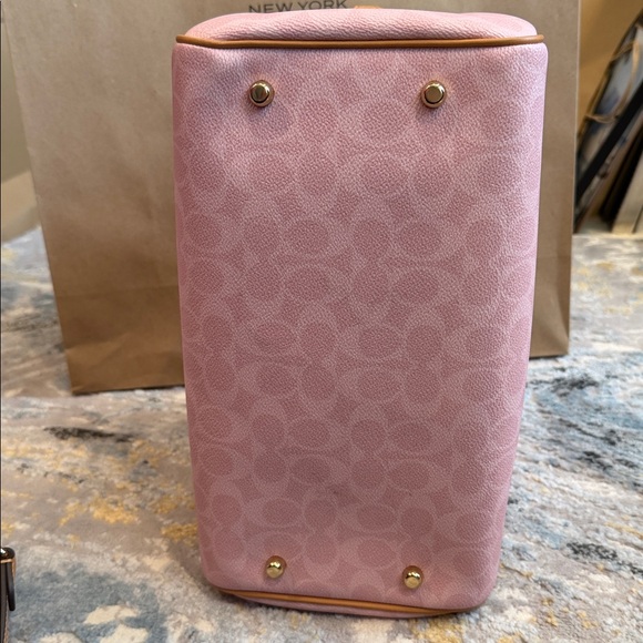 Coach Powder Pink large Rowan with charms - Picture 6 of 6